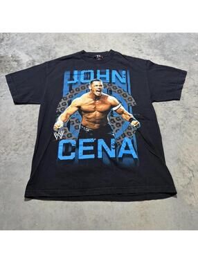 Vintage John Cena WWE Regret Nothing Fearless Graphic Wrestling T Shirt Large